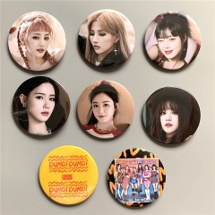 8 Styles K-POP (G)I-DLE DUMDi DUMDi Alloy Brooch Pins