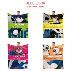 6 Styles 100*135CM BLUE LOCK Cartoon Color Printing Anime Blanket