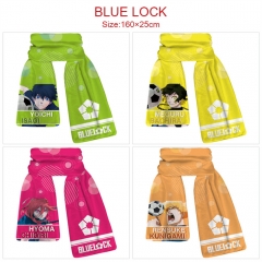 4 Styles BLUE LOCK Cartoon Color Printing Anime Scarf