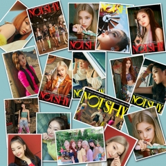 16PCS/SET K-POP ITZY Not Shy Photocard Lomo Card 5.2*7.4cm