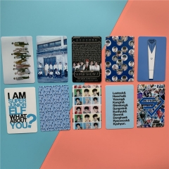 10CS/SET Super Junior ID Card Sticker 5.4*8.5cm