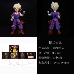 （No Box）32CM Dragon Ball Z Son Gohan Cartoon PVC Anime Figure Model Toy