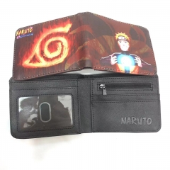 Naruto Cartoon Pattern Coin Purse Anime Short Wallet