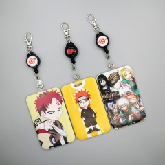 13 Styles Naruto Anime Card Holder Bag With Keychain
