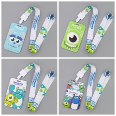 7 Styles Monsters University Anime Phone Strap Lanyard Card Holder Bag