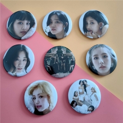 8 Styles 58mm K-POP G(I)-DLE Oh My God I TRUST Alloy Brooch Pins