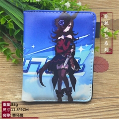 2 Styles Uma Musume Pretty Derby Cartoon Cosplay Purse PU Leather Anime Short Wallet