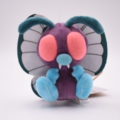 13CM Pokemon Butterfree Cartoon For Kids Doll Anime Plush Toy