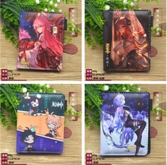 5 Styles Genshin Impact Cartoon Cosplay Purse PU Leather Anime Short Wallet