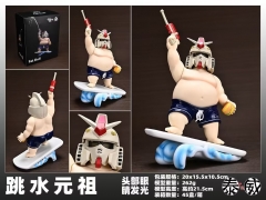 （带电）元祖高达 肥宅 高达RX78 可发光 盒装手办 高21.5cm 一箱60个