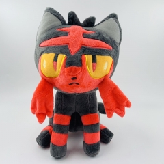 28CM Pokemon Litten Cartoon Stuffed Dolls Anime Plush Toy
