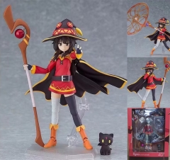 figma 407# 为美好的世界献上祝福 惠惠 可动手办，高约12.5cm，一件48个，彩盒 尺寸：15*7.5*21.5cm 重量：186g