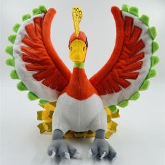 25CM Pokemon Ho-Oh Cartoon Anime Plush Toy Doll