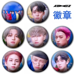 ATEEZ新专辑ZERO : FEVER Part.2徽章 胸章胸针ATINY饰品 JONG