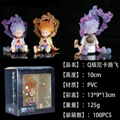 海贼王Q版坐姿尼卡路飞 现货，高10cm,一箱100个