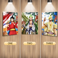One Piece Cartoon Can Change Pattern Lenticular Flip Anime 3D Poster