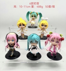 6款音手办 动漫卡通镜音巡音公仔玩具摆件