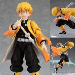 figma 鬼灭之刃 f522-DX 我妻善逸 豪华版 可动手办，一件48个，高约14cm，彩盒尺寸：20.5X7.5X22.5cm