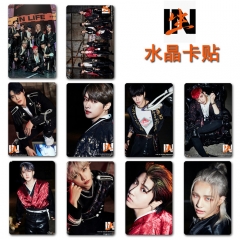 10CS/SET K-POP STRAY KIDS IN ID Card Sticker 5.4*8.5cm