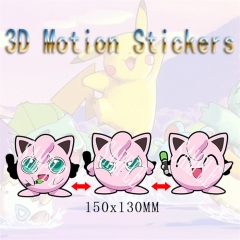 宝可梦 3D渐变贴纸