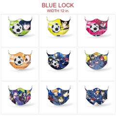 9 Styles Blue Lock Cartoon Anime Mask