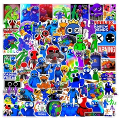 100张跨境恐怖游戏彩虹朋友roblox rainbow friends涂鸦贴纸现货