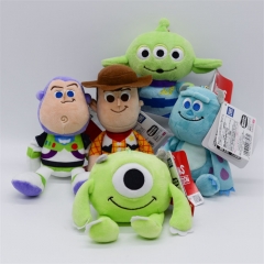 6 Styles 12CM Toy Story Kawaii Anime Plush Toy Doll Pendant