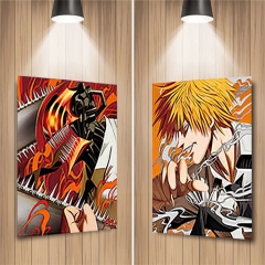 Chainsaw Man Cartoon Can Change Pattern Lenticular Flip Anime 3D Poster