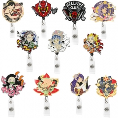 33 Styles Genshin Impact Cartoon Hu Tao Anime Brooch Badge