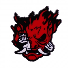 Cyberpunk 2077 Cartoon Character Pattern Alloy Pin Anime Brooch