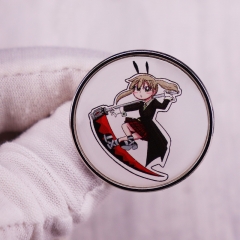 Soul Eater Cartoon Character Pattern Alloy Pin Anime Brooch