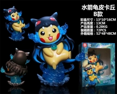 宠物小精灵水箭龟皮卡丘 高度：13CM 1件72个