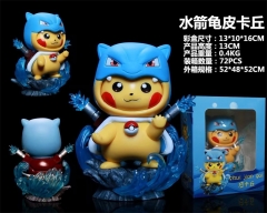 宠物小精灵水箭龟皮卡丘 高度：13CM 1件72个
