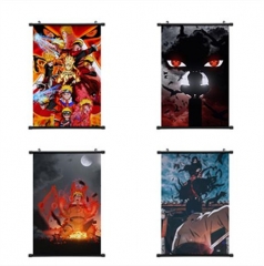 2 Sizes 17 Styles Naruto Cartoon Pattern Decoration Anime Wallscroll