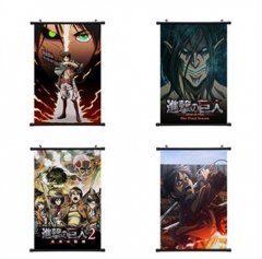 40*60cm  60X90cm 进击的巨人 挂画图