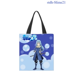 3 Styles 33X38CM That Time I Got Reincarnated as a Slime Cartoon Pattern Canvas Anime Bag