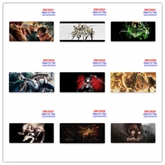 (40*90*0.3cm) 15 Styles Attack on Titan/Shingeki No Kyojin Cartoon Anime Mouse Pad