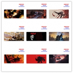 (30*60*0.3cm) 15 Styles Berserk Cartoon Anime Mouse Pad
