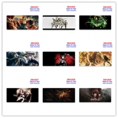 (30*70*0.3cm) 15 Styles Attack on Titan/Shingeki No Kyojin Cartoon Anime Mouse Pad