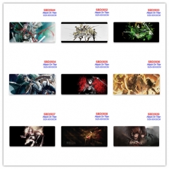 (30*80*0.3cm) 15 Styles Attack on Titan/Shingeki No Kyojin Cartoon Anime Mouse Pad