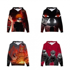 17 Styles Naruto Printing Digital 3D Cosplay Anime Hoodie