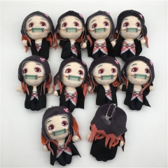 (10PCS/SET) 15cm Demon Slayer: Kimetsu no Yaiba Kamado Nezuko Anime Plush Toy Doll