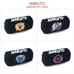 7 Styles Naruto Cosplay Cartoon Character Anime Zipper Pencil Bag Box