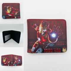 Iron Man Coin Purse Short Anime Wallet