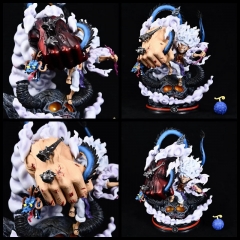 （带电）天绘 五档尼卡路飞 海贼王五档大手尼卡路飞  20*17*26cm 高22cm 重0.9kg 底座眼睛可发光