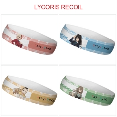 4 Styles Lycoris Recoil Cartoon Color Printing Sweatband Anime Headband