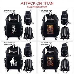 4 Styles Attack on Titan/Shingeki No Kyojin Cartoon Character Anime Backpack Bag