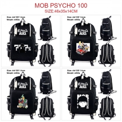 4 Styles Mob Psycho 100 Cartoon Character Anime Backpack Bag