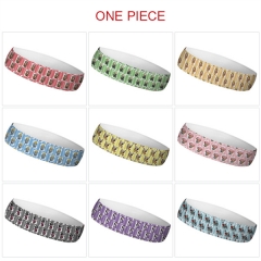 9 Styles One Piece Cartoon Color Printing Sweatband Anime Headband