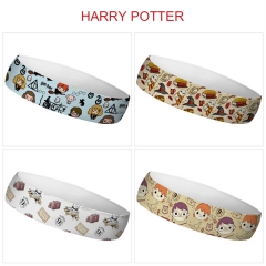 4 Styles Harry Potter Cartoon Color Printing Sweatband Anime Headband